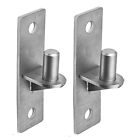 Wall Mount Flat Back Gate Hinges 2 Pack Outdoor Chain Link Fence H