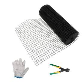 Waltvotur Wa2518560ur Chicken Rabbit Mesh 24ftftx50ft Hardware Cloth 1 Inch Electric Welding Net With Glove