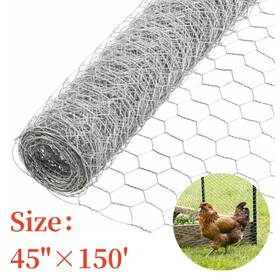 Waltyotur Wa1316601ur 2 Inch Holes 48 150ft Galvanized Poultry Net Metal Fencing Chicken Wire High Quality
