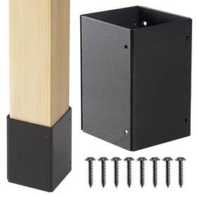 Wanhork 756166252998 304 Stainless Steel Adjustable Post Protector Range 3.3-6in Protect Mailbo