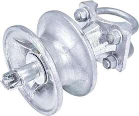 Warmwu 795063456627 Sliding Gate Rollers Cantilever Roller For 4 Inch Round Post 2-3/8 Or 2-1/2 Ch
