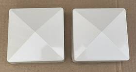 C55pyrat Waymark 5 Inch External Pyramid Post Cap Lot Of 2 C55pyrat Waymark 5 Inch External Pyramid Post Cap Lot Of 2