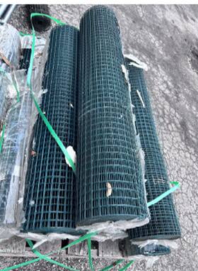 Wayside Fence 4ww1511b50 4ft High Welded Wire Yard Guard Green Vinyl Coated 1 X 50ft Roll 16ga