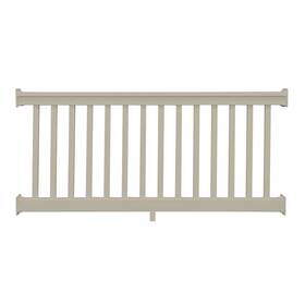 Weatherables Ckr-t36-e6 Riviera 3 Ft. H X 6 W Khaki Vinyl Railing Kit