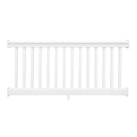 Cwr-t36-e6 Weatherables Deck Railing Systems 3ft H X 6ft W White Vinyl Kit Commercial Grade
