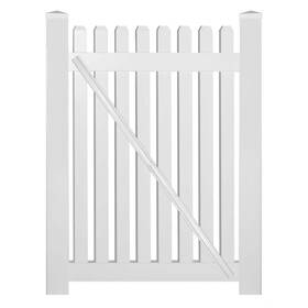 Swpi-3nr-3x60 Weatherables Provincetown 5 Ft. W X 3 H White Vinyl Picket Fence Gate Kit Swpi-3nr-3x60 Weatherables Provincetown 5 Ft. W X 3 H White Vinyl Picket Fence Gate Kit