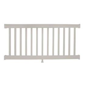 Wtr-thdv36-s8 Weatherables Vanderbilt 3 Ft. H X 8 W Tan Vinyl Railing Kit Wtr-thdv36-s8 Weatherables Vanderbilt 3 Ft. H X 8 W Tan Vinyl Railing Kit