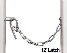 01265-zp Weaver Leather Gate Latch 12 Inch Chain Length