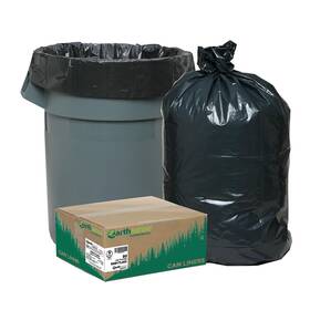 Rnw1tl80 Webster Earthsense Commercial Can Liner 32.5x40 33 Gal .9 Mil Black Cas