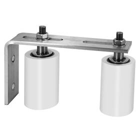 Wikbok Wk77 Gate Roller Guide Adjustable 3ftft Nylon Rollers Heavy Duty L Shaped Zinc Brack