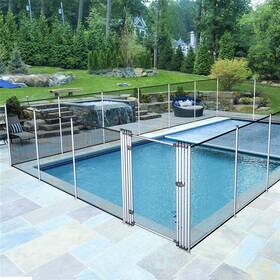 Windscreen4less Wlmf25y06x16bk Removable Outdoor Fencing Fence Panel For Swimming Pool Baby