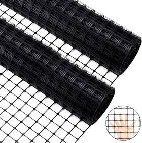 Windyun 744110591385 2 Roll 100 Ft 200 In Total Plastic Mesh Fence Safety Constructio