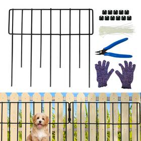 Wish2016 414307029130 10 Pack No Dig Animal Barrier Fence Black Protective 13 Inch X12.6 Wish2016 414307029130 10 Pack No Dig Animal Barrier Fence Black Protective 13 Inch X12.6