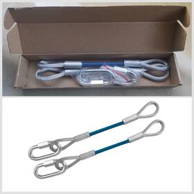 Wllauto Ht-f3 Trailer Safety Cables Extension 12 Inch For Towing Bar 12000 Lbs Loading
