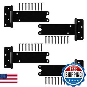 Wmebee B0fh9hwxck 8 In T-strap Shed Door Hinges 300 Lbs Capacity 4 Pack Heavy Duty Gate Hin