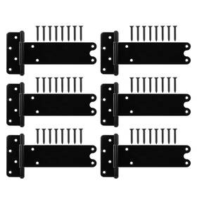 B0fh9l31xr Wmebee 8 In T-strap Shed Door Hinges 6 Pack Heavy Duty Tee Hinge 300 Lbs Capac