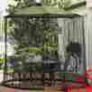 Wmg-22811 Wmi Adjustable Patio Screen Net Zippered Entrance Outdoor Table Netting 108 Dia New 780437470149