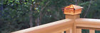 Woodway Amber Solid Glass Post Cap 4x4 721161030872
