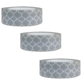 Wrapables A67714c Grey Marrakech Trellis Washi Set Of 3