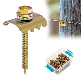 Wuno Shop 445015141127 Fence Staples Post Screws For Softwoods Fasteners Wire Fencing