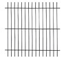 Wv16-b4x50mh3 Fencer Wire Welded Fence Black Pvc Coated Mesh In