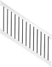 Wwr-thdba36-s8s Weatherables Stair Railing Kit Durable Water Resist Vinyl 0855369004837