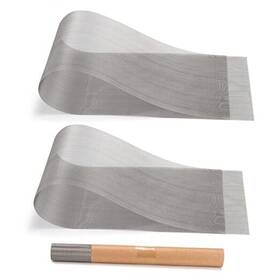Wzxhlj 795501365238 2pack Stainless Steel Fine Woven Wire Mesh Roll Screen Sheet Metal Air Vent