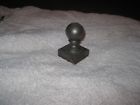 X7520 Unbranded Cast Iron Sphere Round Top Fence Post Caps For