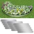 Xcu4370670875516qm Set Of Flexible Lawn Fence Galvanized Steel