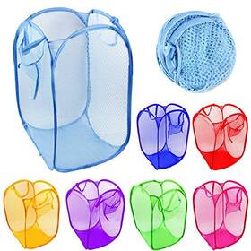 Xelue Ff 652042559185 2 Pack 20-inch Pop-up Foldable Collapsible Mesh Laundry Hamper With Side Pock Xelue Ff 652042559185 2 Pack 20-inch Pop-up Foldable Collapsible Mesh Laundry Hamper With Side Pock