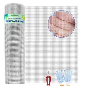 Xhfhenhce 1/4in 100ft Hardware Cloth 4ft X100ft Hot Dip Galvanized Rust Resistant Welded Wire