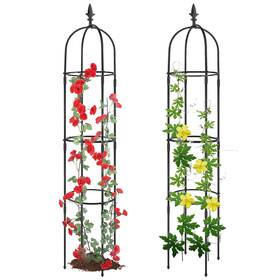Ru-ws0398-2 Xingruyu 2 Pack Garden Trellis For Climbing Plants Outdoor Rustproof Plastic Coated M Ru-ws0398-2 Xingruyu 2 Pack Garden Trellis For Climbing Plants Outdoor Rustproof Plastic Coated M