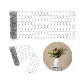 Fwn-001 Xmtjxn Floral Chicken Wire Flower Arrangement 39 X Inch Galvanized
