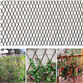Zhalan-4 Xumy 4 Pack Willow Expandable Lattices Fence Garden Trellis For Climbing
