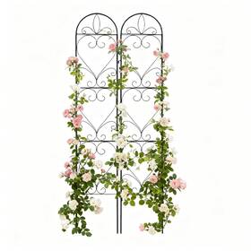 Xyccrx Xy001 Metal Garden Trellis For Climbing Plants Heavy-duty Wrought Iron Arch