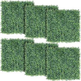 Yaheetech Yt-00080840 6pcs 20 X Inch Artificial Boxwood Panels Topiary Hedge Green