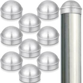 Yaocom Xie-yaocom-372 10 Pcs 2-3/8 Chain Link Fence Post Cap Round Dome External Caps A
