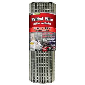 Yardgard B0009eu6bu Welded Wire 1/2x1 Inch Mesh 24x25 Ft Galvanized Steel Fence Animal