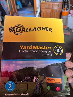 Yardmaster G331414 Gallagher 8-acre Electric Fence Energizer 110 Volt - New / Unused