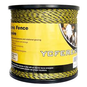 Ycferesy B0b8yzpxx5 Electric Fence Polywire 3366ft 6 Stainless Steel Conductors Upgraded