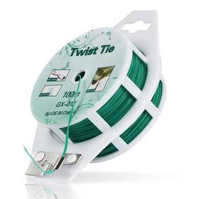 Ydsl 889168503253 328ft 100m Twist Ties Green Garden Plant With Cutter For Gardeni