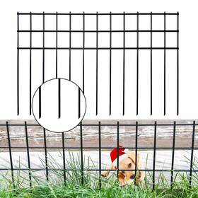 Yeson B09z5n16gr Animal Barrier No-dig Fence With Reinforced Triple-wire Support 24 Inch X15