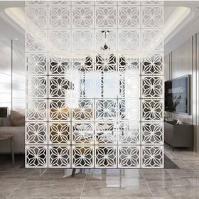 Yizunnu Eys9ox Hanging Room Divider White Diy Panel Screens Partition 12 Pieces Wood