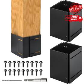 Youeon 726084828902 2 Pack Adjustable Post Protector Range 3.3 Inch -6 304 Stainless Steel Rus