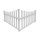 Yqxr6grjva General Picket Fence Panel Kit White Vinyl Corner 0673995190072