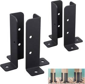 Ktjbmzj4 Ysd Adjustable Deck Post Anchor Base Brackets Fit 1.5x1.5 2x2 2x4 4x4 Wood
