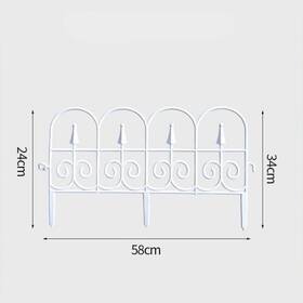 Lby-005 Yubro Garden Fence Panels Outdoor Decorative Border For Lawn Patio Flower Bed Lby-005 Yubro Garden Fence Panels Outdoor Decorative Border For Lawn Patio Flower Bed