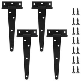 Yugtcen Yugtcen-yug2305260405/5/6 T Hinge 4pcs 6-inch Door Hinges Heavy Duty Gate Shed Outdoor Strap Bar