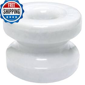 Zareba B000bob36u Large Ceramic Corner Post Insulator - For Wood Posts Use All Types Of