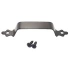 Nw257-ssb Zbga-handle6-ss Nationwide Industries Black Stainless Steel Decorative Gate Handle Includes Fasteners